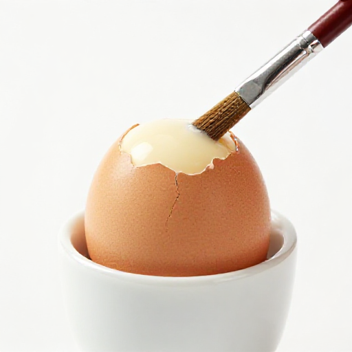 Egg White Repairs Cracked China