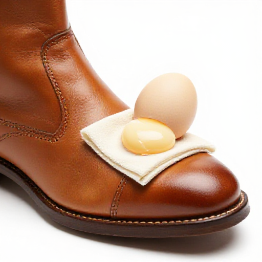 Egg White to Polish Leather