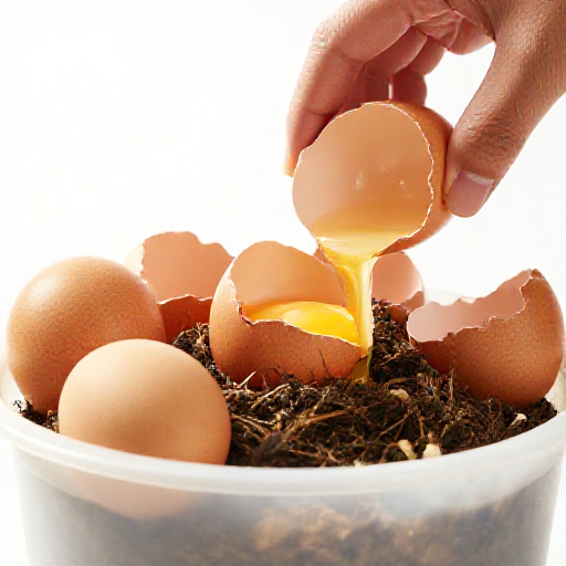 Eggshells in the Compost Accelerate Breakdown