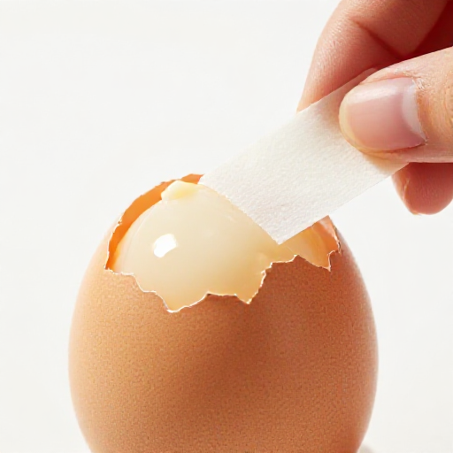 Double-Layer Tissue and Egg White Blackhead Strip